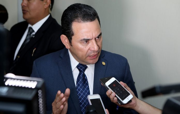 Presidente de Guatemala firme en reducir tasa de homicidios a 23,5 por cada 100.000 habitantes