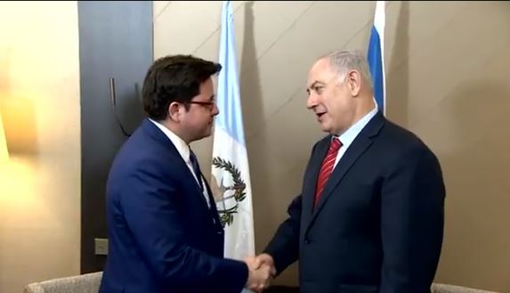 Suiza: Primer ministro de Israel transmite saludo y reitera agradecimiento a presidente Jimmy Morales