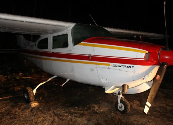 Localizan avioneta en pista clandestina en Poptún, Petén