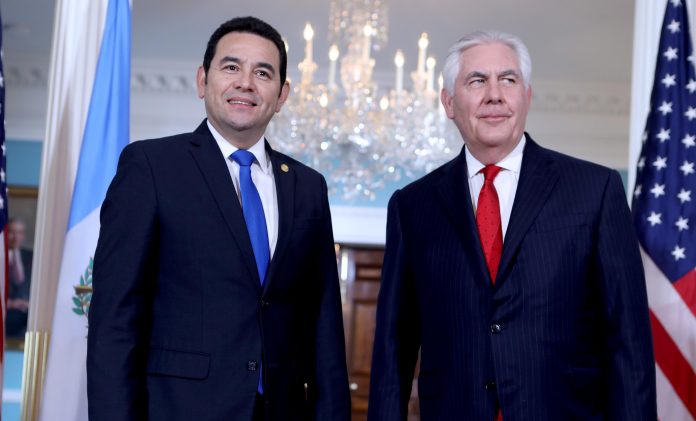 Gobierno de Guatemala y Estados Unidos buscan lucha contra el narcotráfico y fortalecimiento de la seguridad