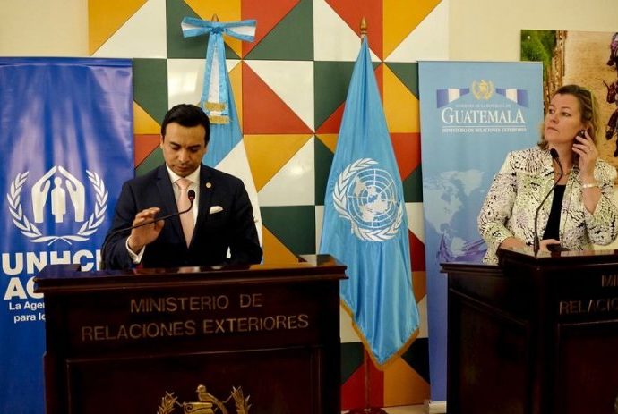 ACNUR felicita el Gobierno de Guatemala por su compromiso de proteger a refugiados