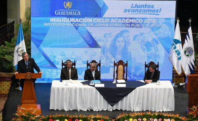 Presidente en funciones inaugura el ciclo académico del Instituto de Administración Pública