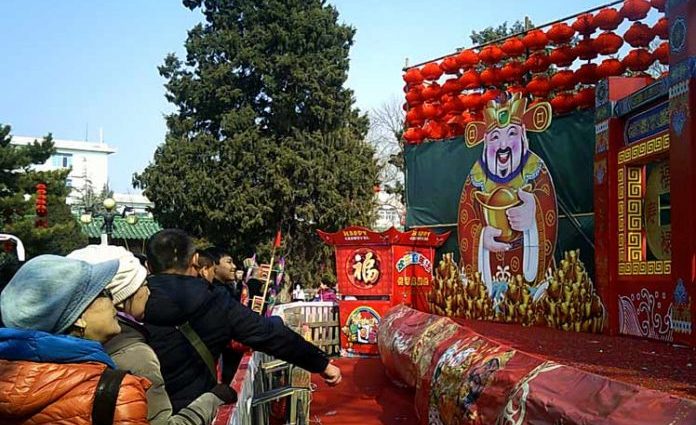 Cumpleaños del dios de la Riqueza, imprescindible en año nuevo chino