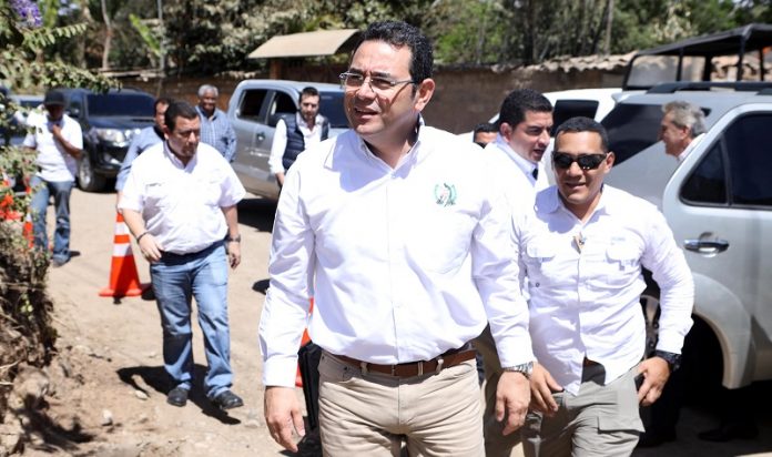 “Mi compromiso es cumplirle a Guatemala”, dice presidente Jimmy Morales