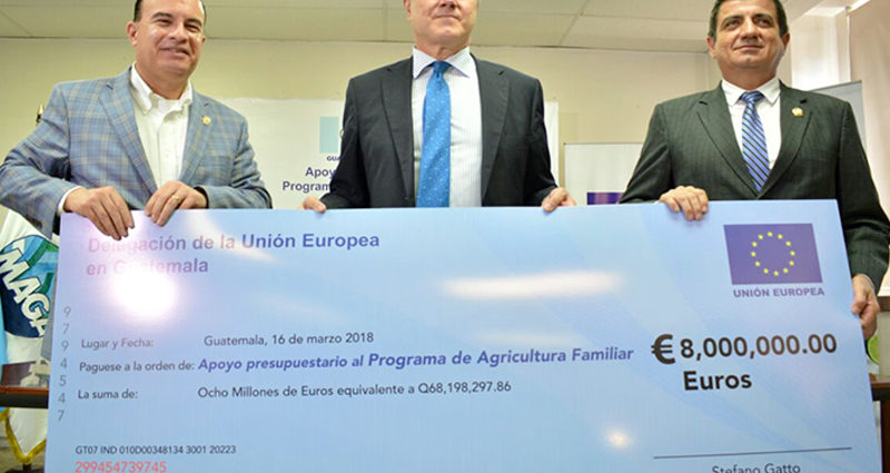 Unión Europea destina más de Q68 millones para el Programa de Agricultura Familiar