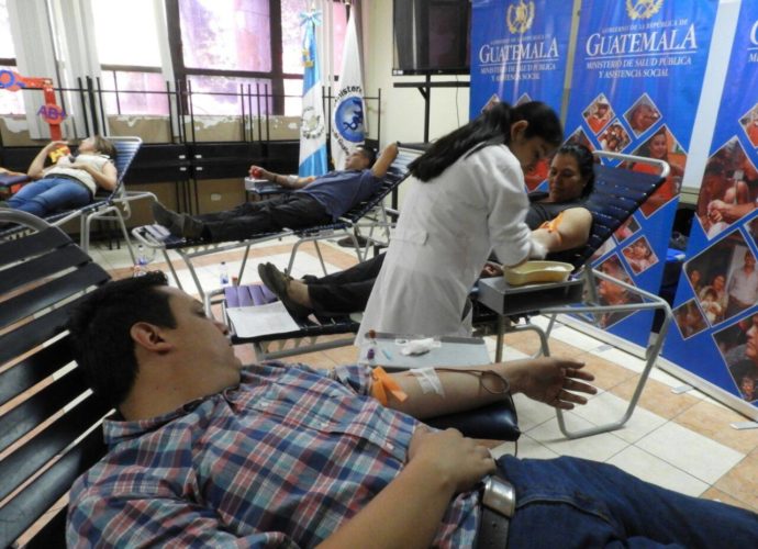 Ministerio de Salud Pública y Asistencia Social realiza colecta de sangre