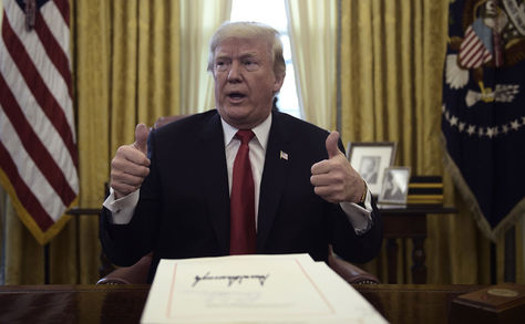 Trump dice que se podría alcanzar un acuerdo sobre el TLCAN pronto