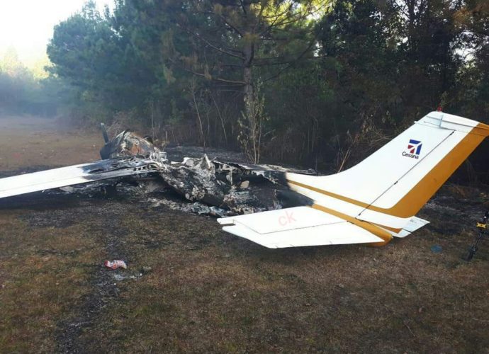 Localizan avioneta quemada y vehículos abandonados en Zacapa
