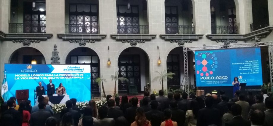 Presentación del Modelo Lógico para la Prevención de la Violencia y el Delito en Guatemala