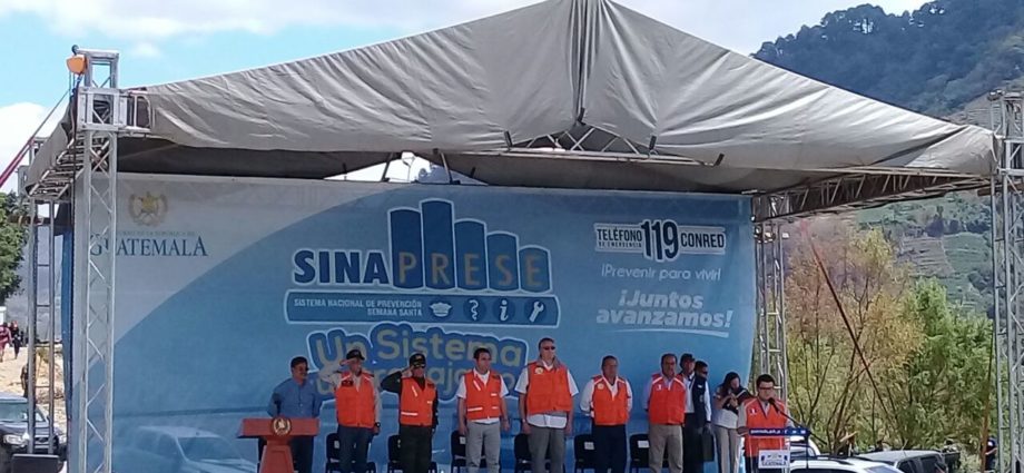 Presidente Jimmy Morales inaugura SINAPRESE 2018 en Panajachel, Sololá