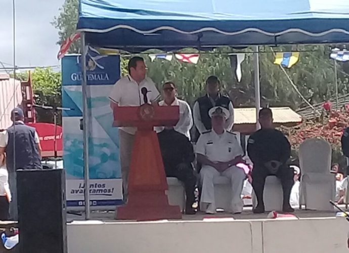 Gobierno inaugura la Comandancia y Capitanía Lacustre de Atitlán en Panajachel, Sololá