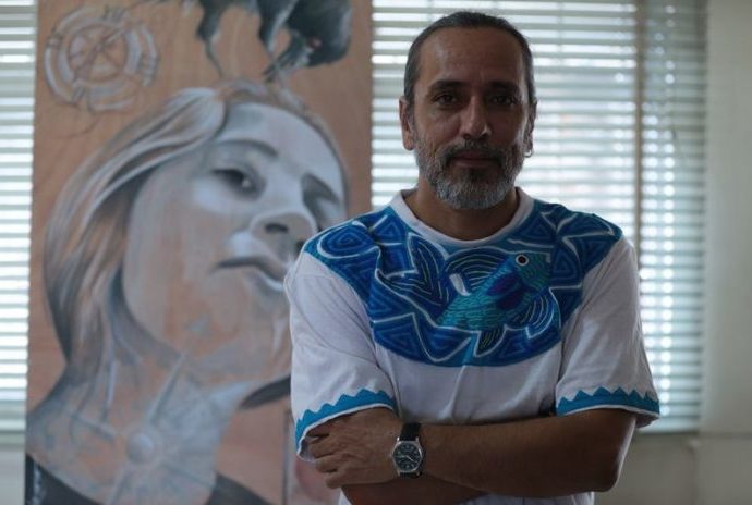 Jorge Corleto, talentoso autor de las alfombras artísticas en Semana Santa