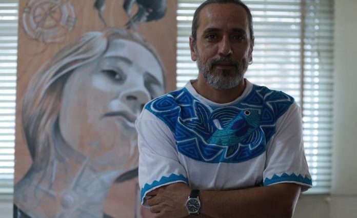 Jorge Corleto, talentoso autor de las alfombras artísticas en Semana Santa