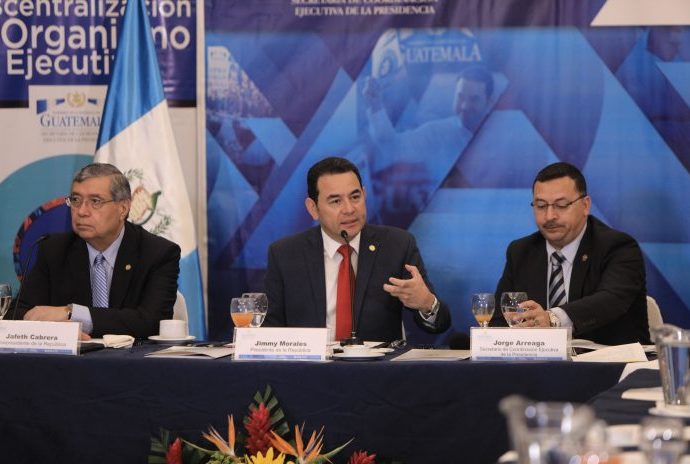 Avanza creación del Gabinete Específico de Descentralización en Guatemala