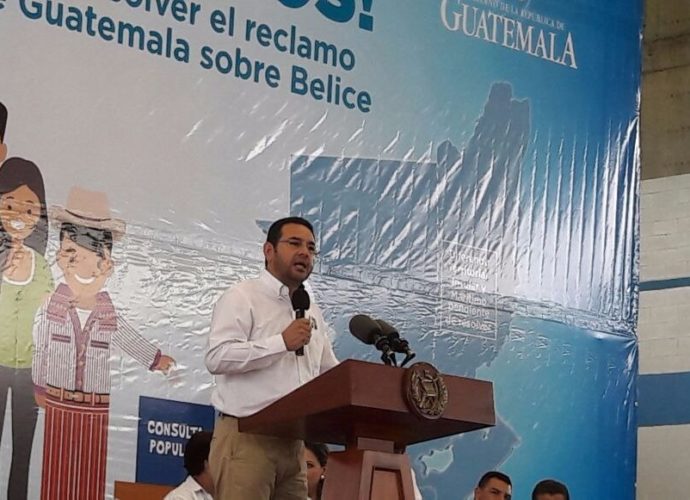 Presidente Jimmy Morales continúa gira en Suchitepéquez para informar y motivar a la población a participar en la Consulta Popular