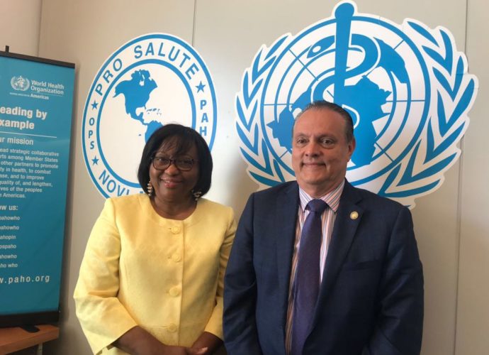 Ministro de Salud de Guatemala se reúne con la Directora de Organización Panamericana de la Salud