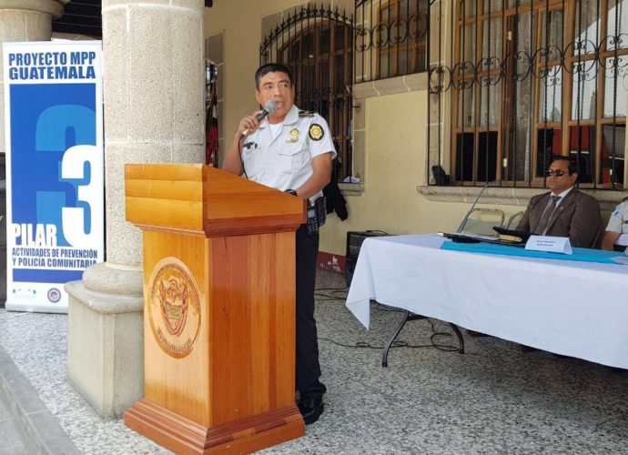 Inauguran remodelación de sede policial en el municipio de Olintepéque, Quetzaltenango