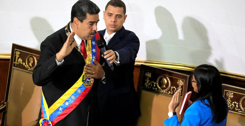 Nicolas Maduro jura como presidente ante la Asamblea Nacional Constituyente