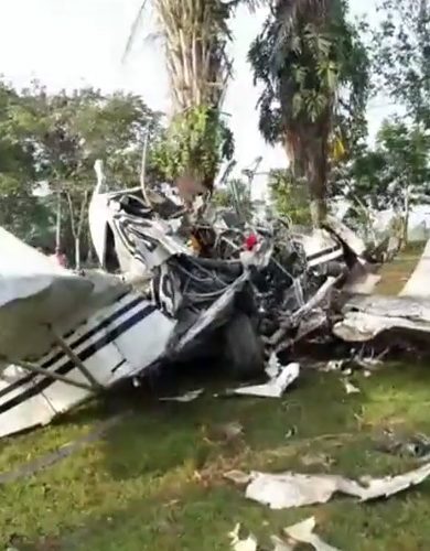 Avionetazo en Izabal deja un muerto