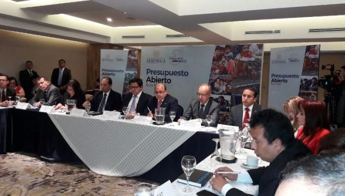 Gobierno de Guatemala transparenta formulación de presupuesto para 2019