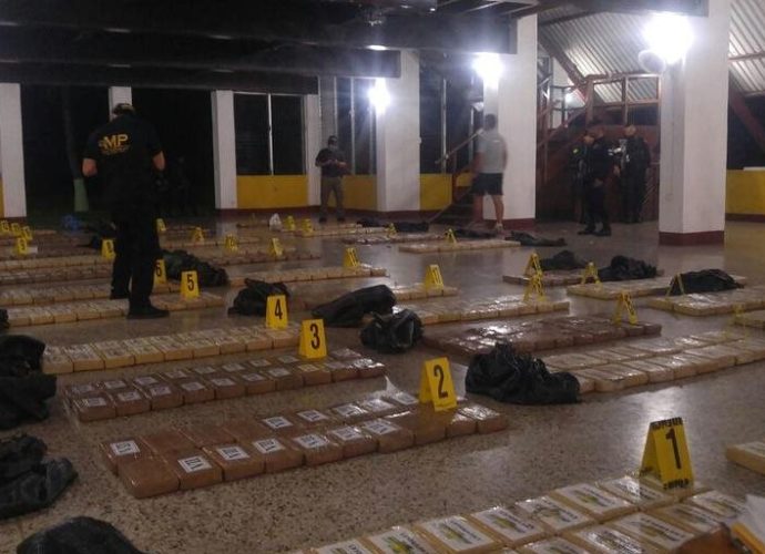 Incautación de cocaína en Guatemala supera las 10 toneladas