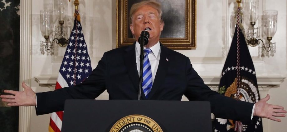 Trump señala a Irán como “Estado terrorista” y rompe el acuerdo nuclear