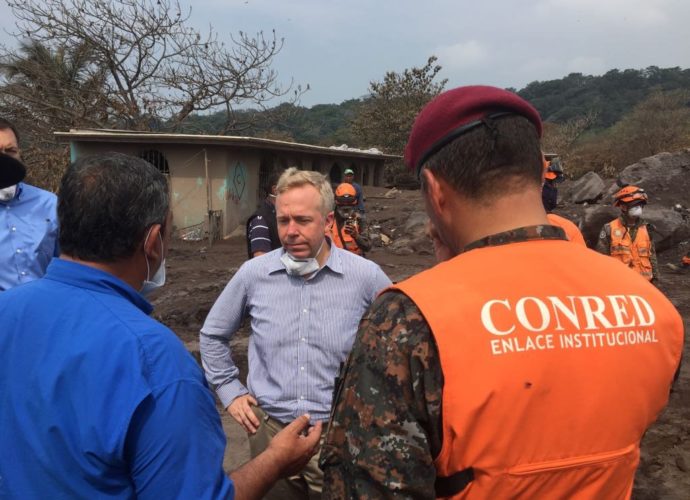 Representantes de Embajada de Estados Unidos en Guatemala visitan la zona 0