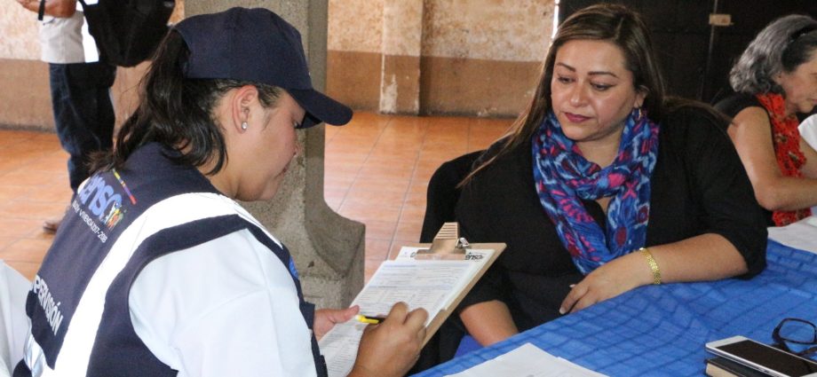 Censo Guatemala: Gobernadora Departamental de Sacatepéquez fue censada este martes