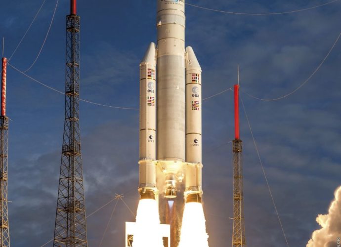 Despegó el cohete Ariane-5, que puso en órbita cuatro satélites de Galileo