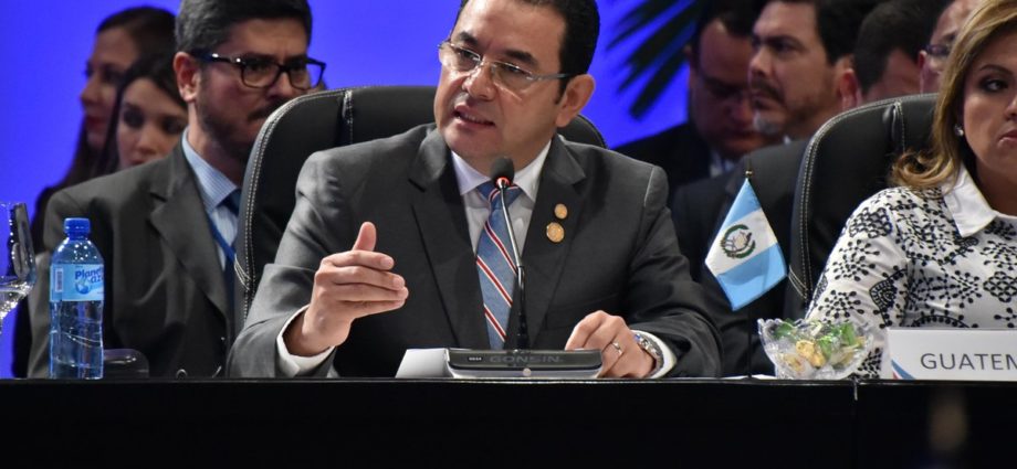 Presidente Jimmy Morales participa en la LI Reunión de Jefes de Estado y de Gobierno del SICA