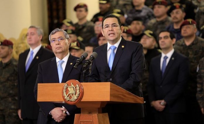 Presidente Jimmy Morales: “Somos los principales interesados y protagonistas en la lucha contra la corrupción”