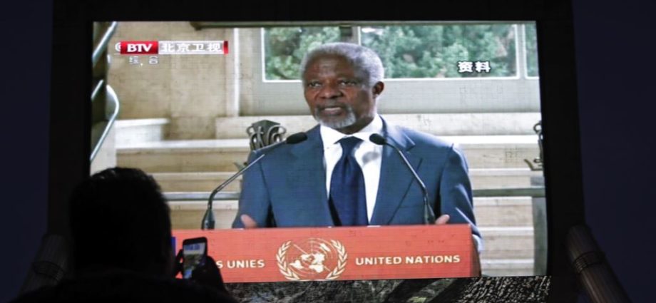 Muere exsecretario general de ONU Kofi Annan a los 80 años