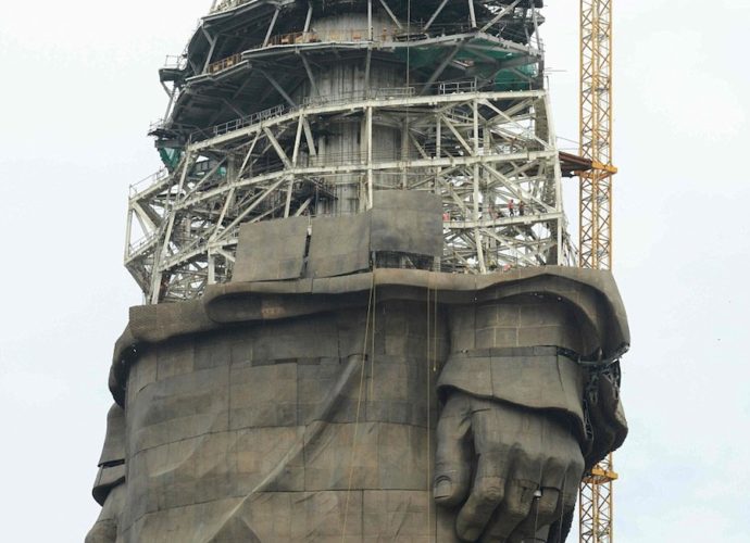 La monumental estatua más alta del mundo está casi terminada
