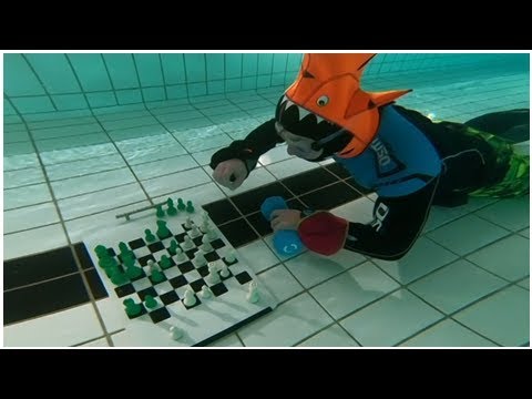 Así es el singular Mundial de ajedrez bajo el agua que se disputó en Londres