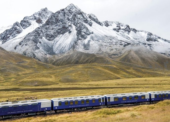 ¿Sabías que el tren más lujoso de Sudamérica sube tan alto que es necesario usar oxígeno?