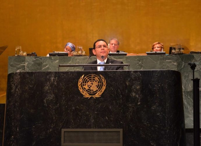 Presidente Morales consideró que la permanencia de la CICIG es una amenaza para Guatemala