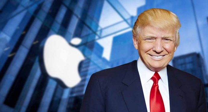 Trump sugiere a Apple traer producción a EE.UU.