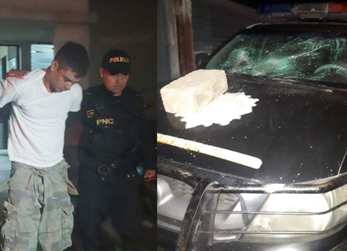 Alias «El Payaso» capturado tras persecución policial, luego de dispararle a los agentes.