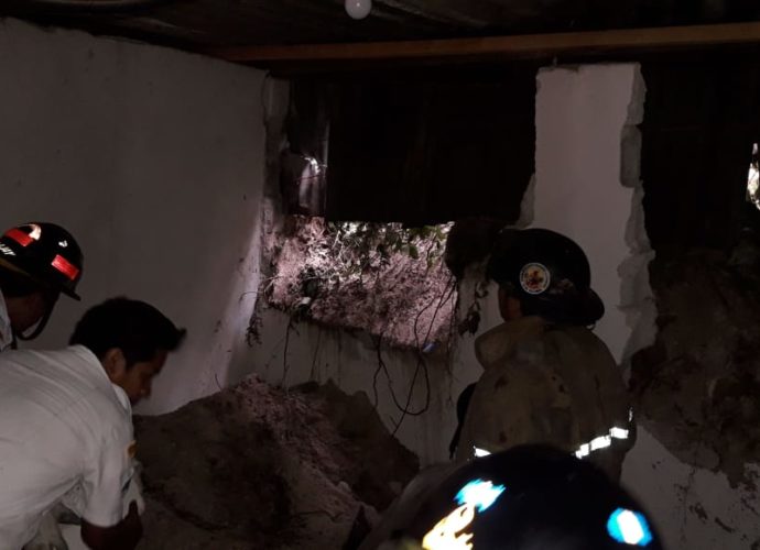 Vivienda soterrada en aldea Villalobos, zona 12 de Villa Nueva