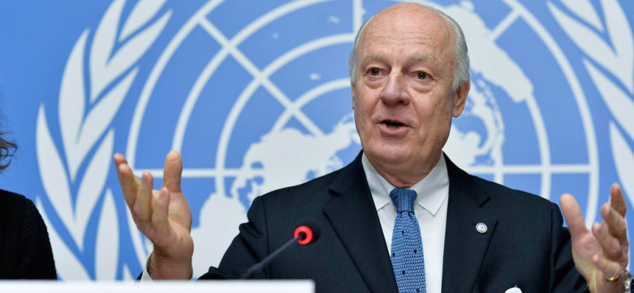 Siria rechaza todo papel de la ONU en el comité constitucional, según De Mistura