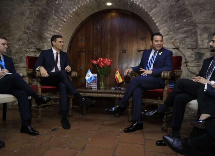 Presidente de España reconoce liderazgo de Guatemala en organización de XXVI Cumbre Iberoamericana