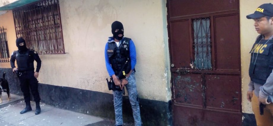 Siete capturados en operativo contra las extorsiones en Guatemala