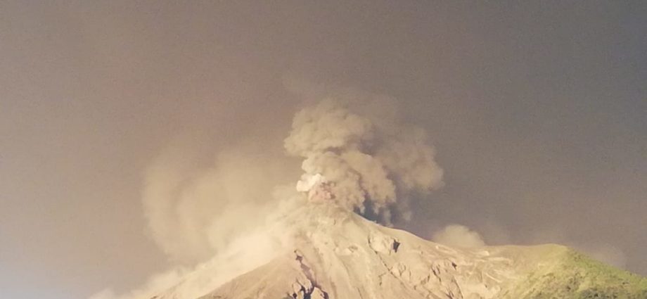 CONRED realiza recomendaciones por actividad del Volcán de Fuego
