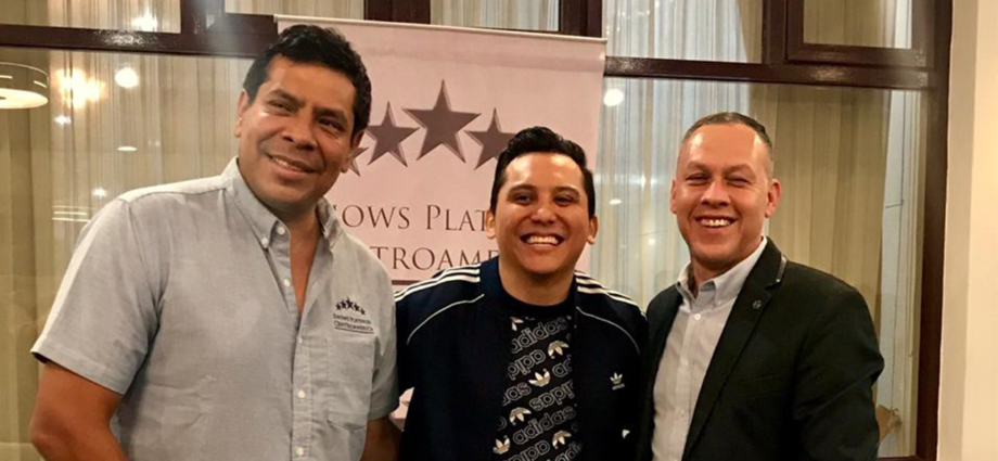 Edwin Luna ya está en Guatemala, brindó conferencia a medios en hotel de zona 13