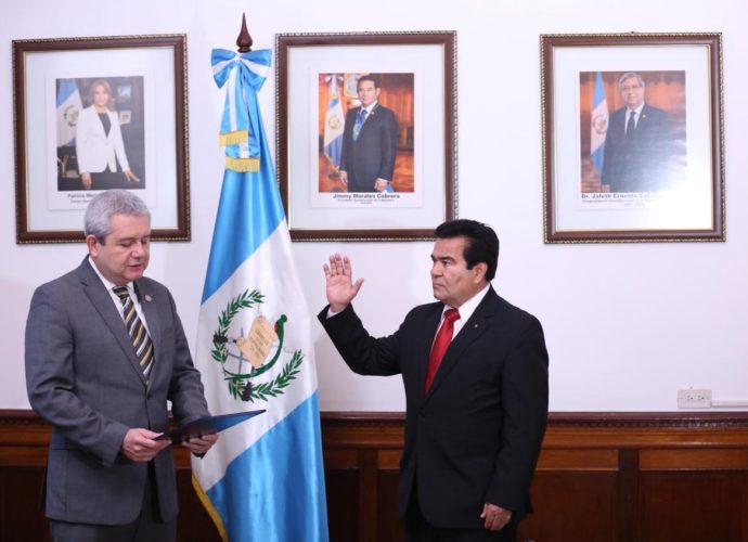 Elder Súchite Vargas fue juramentado como nuevo ministro de Cultura y Deportes