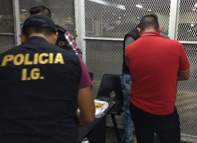 Agentes de la Policía Nacional Civil capturados por extorsión