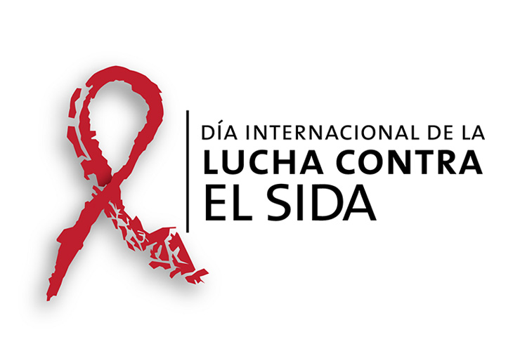 Listón Rojo. Día Mundial Contra El SIDA El 1 De Diciembre De 2015