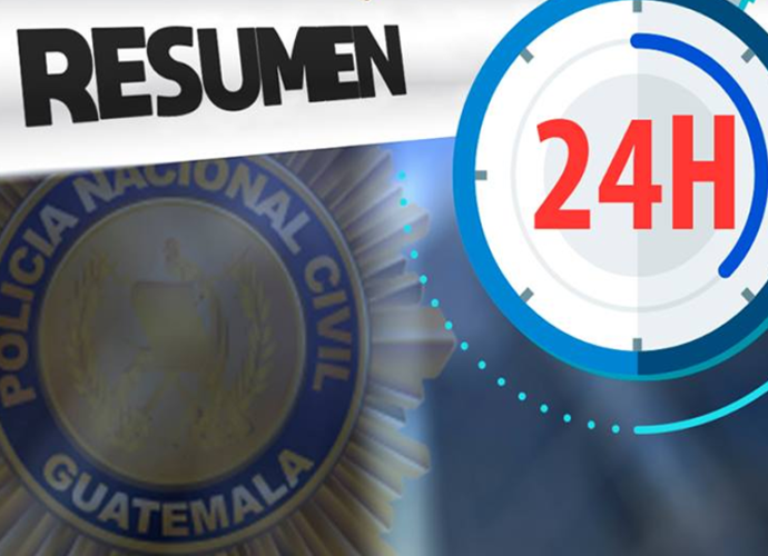 Resumen últimas 24 horas, planes de prevención y seguridad ciudadana impulsados por el Ministerio de Gobernación