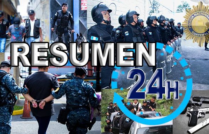 Resumen últimas 24 horas, planes de prevención y seguridad ciudadana impulsados por el Ministerio de Gobernación