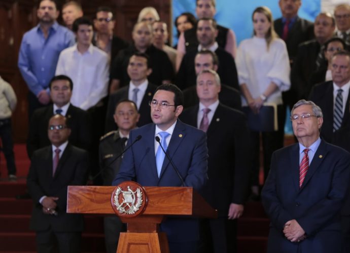 Presidente Morales confirma terminación de mandato de la CICIG por «las graves violaciones a las leyes nacionales e internacionales»